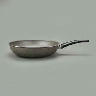 Mehtap Wok Tava - Gri - 30 cm
