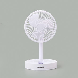 Collapsible Masa Üstü Fan - Beyaz - 17 cm