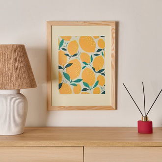 Evidea Deco Lime Cello Duvar Panosu - Sarı - 30x40 cm