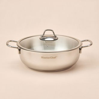 MasterChef Paslanmaz Çelik Karnıyarık Tenceresi - Gri - 26 cm