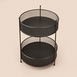  Evidea Bath İki Katlı Fileli Organizer - Siyah - 28x20 cm