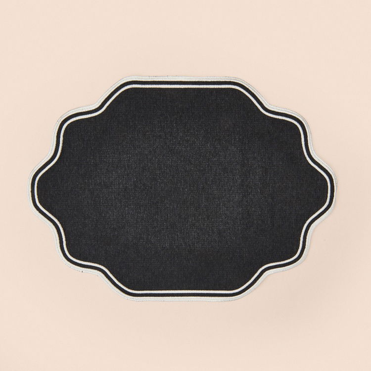  Evidea Soft Elegant Amerikan Servis - Siyah - 30x50 cm