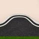  Evidea Soft Elegant Amerikan Servis - Siyah - 30x50 cm