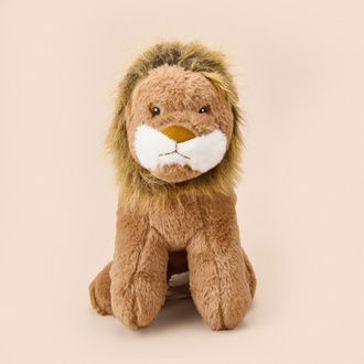 Evidea Soft Aslan Figürlü Yastık - Kahverengi - 23x35 cm