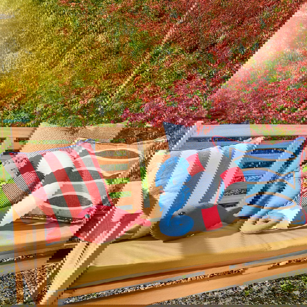  Evidea Soft Nautical Fun Riba Kırlent - Mavi - 40x40 cm