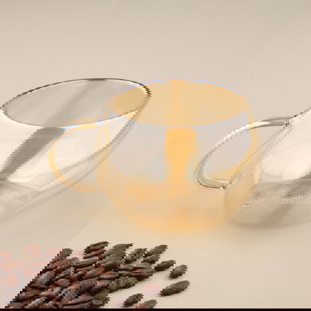  Perotti Çift Cidarlı Kupa - Amber - 280 ml