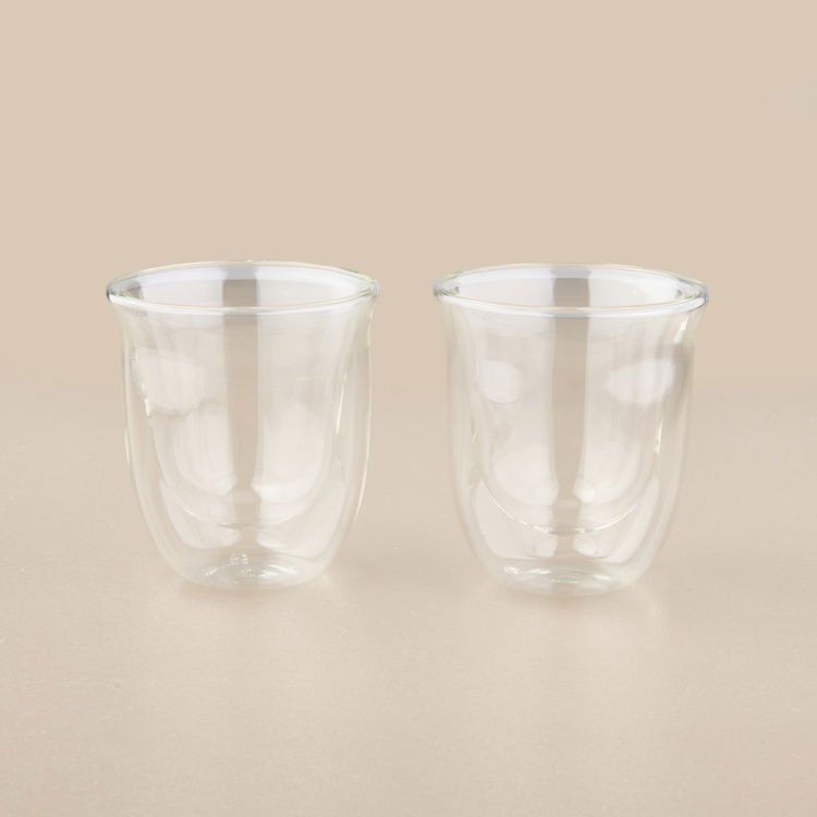 Perotti Double Wall 2'li Bardak - Şeffaf - 200 ml