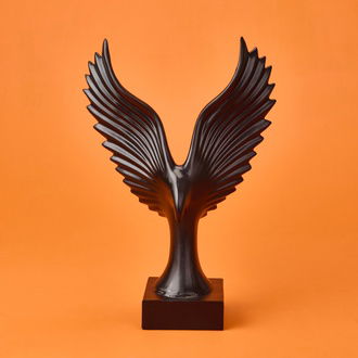 Evidea Deco Eagle Dekor - Siyah - 34 cm