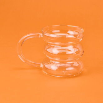 Mien Round Cam Kupa - Şeffaf - 550 ml