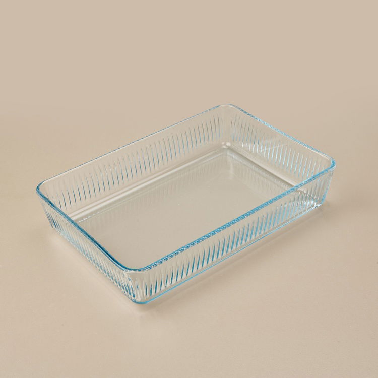  Paşabahçe Borcam Fırın Tepsisi - Şeffaf - 30x20 cm