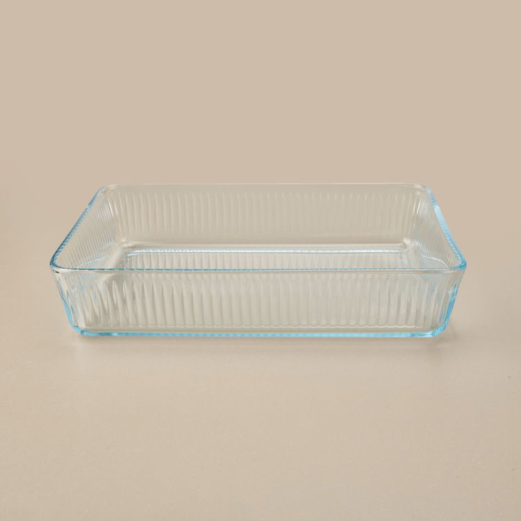  Paşabahçe Borcam Fırın Tepsisi - Şeffaf - 30x20 cm