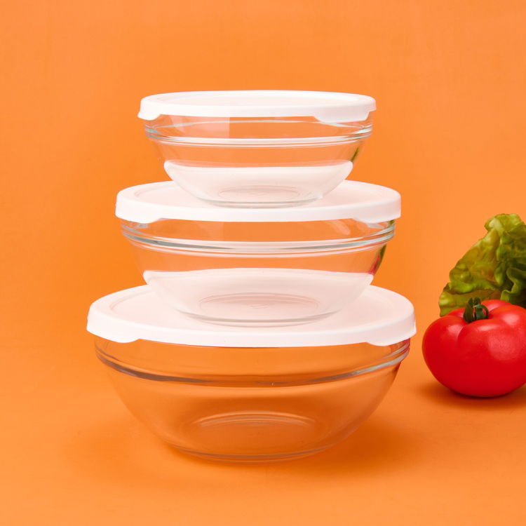  Paşabahçe Chef Saklama Kabı Takımı - Şeffaf / Beyaz