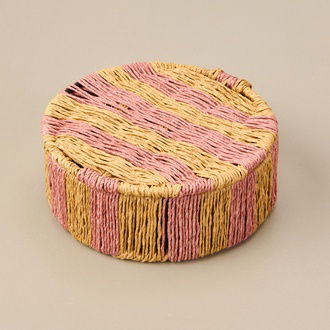 Simple Living Earthy Hues Saklama Kutusu - Bej - 15x5 cm