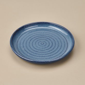 Viapot Zest Düz Tabak - Mavi - 21 cm