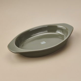 Vaipot Milano Fırın Kabı - Haki - 32x18,5 cm