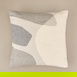  Evidea Soft Zarmine Kırlent - Ekru / Gri - 40x40 cm