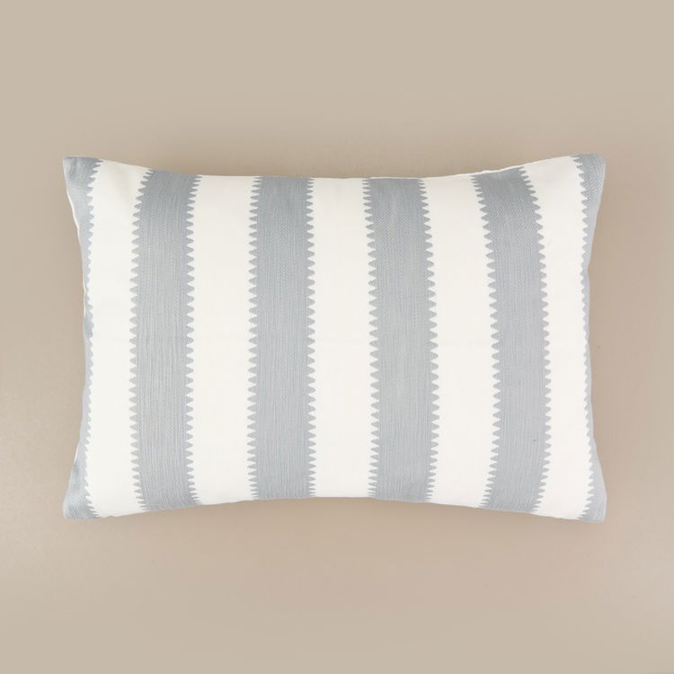  Evidea Soft Line Kırlent - Ekru / Gri - 40x60 cm