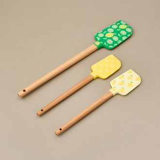 Tohana Silikon 3'lü Spatula Seti - Renkli
