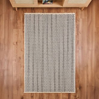Evidea Soft Pirn Halı - Siyah - 120x180 cm