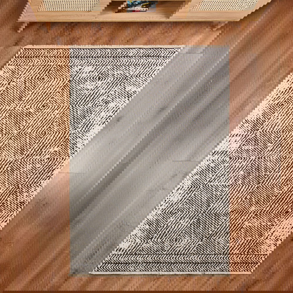  Evidea Soft Oad Halı - Siyah - 160x230 cm