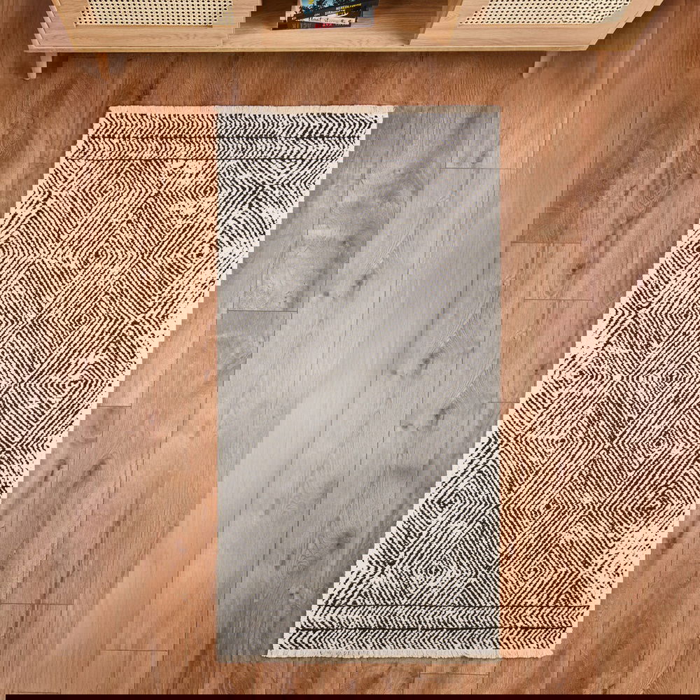  Evidea Soft Oad Halı - Siyah - 80x150 cm
