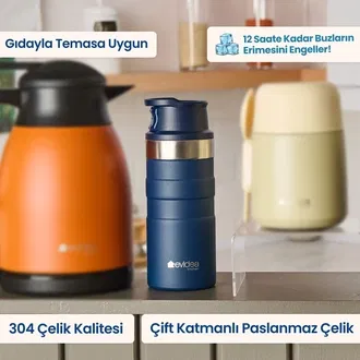 Evidea Kitchen Bireysel Termos - Lacivert - 350 ml
