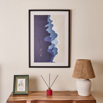 Evidea Deco Sea Side Tablo - Mavi - 50x70 cm