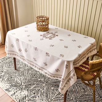 Evidea Soft St Tropez Masa Örtüsü - Gri - 150x150 cm