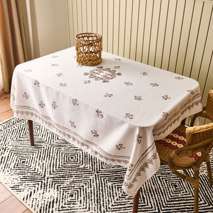  Evidea Soft St Tropez Masa Örtüsü - Gri - 150x150 cm