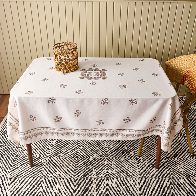  Evidea Soft St Tropez Masa Örtüsü - Gri - 150x150 cm