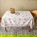  Evidea Soft St Tropez Masa Örtüsü - Gri - 150x150 cm