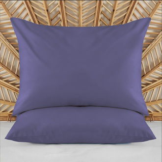 Evidea Soft Basic 2'li Yastık Kılıfı - Lacivert - 50x70 cm