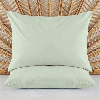 Evidea Soft Basic 2'li Yastık Kılıfı - Yeşil - 50x70 cm
