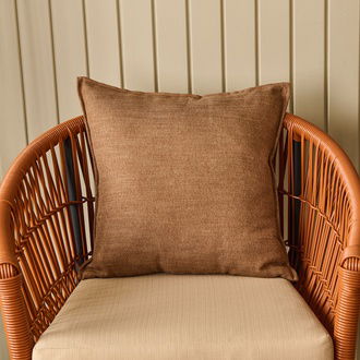 Evidea Soft Palm Breeze Haris Kırlent - Kahverengi - 45x45 cm