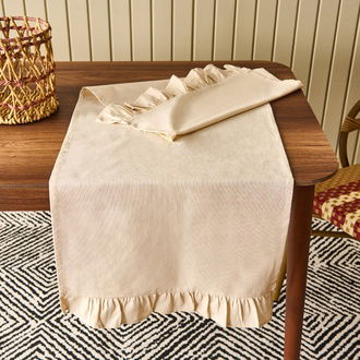 Evidea Soft Fancy Runner - Bej - 50x130 cm