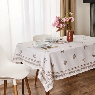 Evidea Soft St Tropez Masa Örtüsü - Bej - 150x150 cm