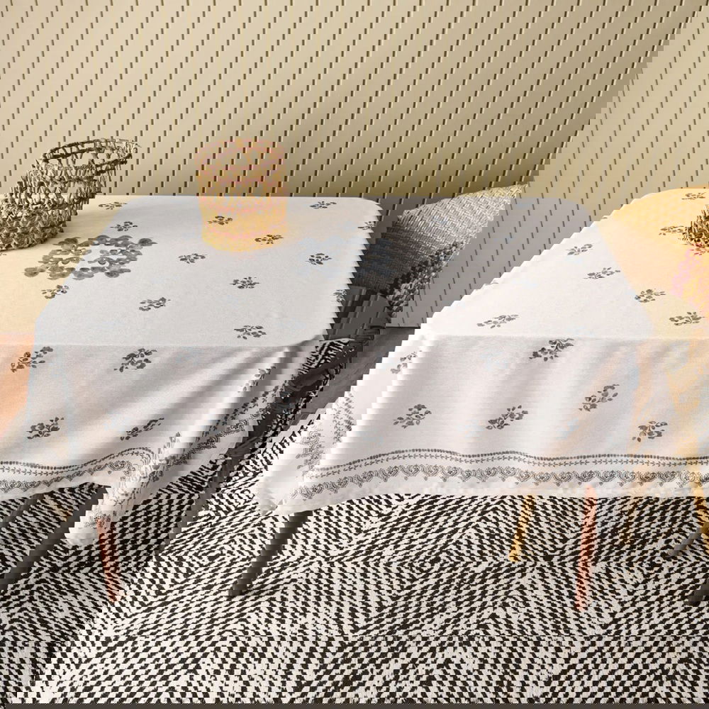 Evidea Soft St Tropez Masa Örtüsü - Ekru - 150x150 cm