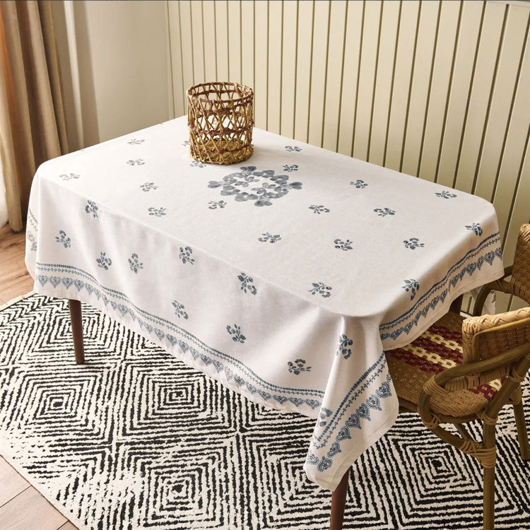  Evidea Soft St Tropez Masa Örtüsü - Ekru - 150x150 cm