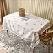  Evidea Soft St Tropez Masa Örtüsü - Ekru - 150x150 cm