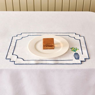 Evidea Soft Lime Amerikan Servis - Beyaz - 30x50 cm