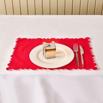 Evidea Soft Amore Amerikan Servis - Kırmızı - 30x50 cm