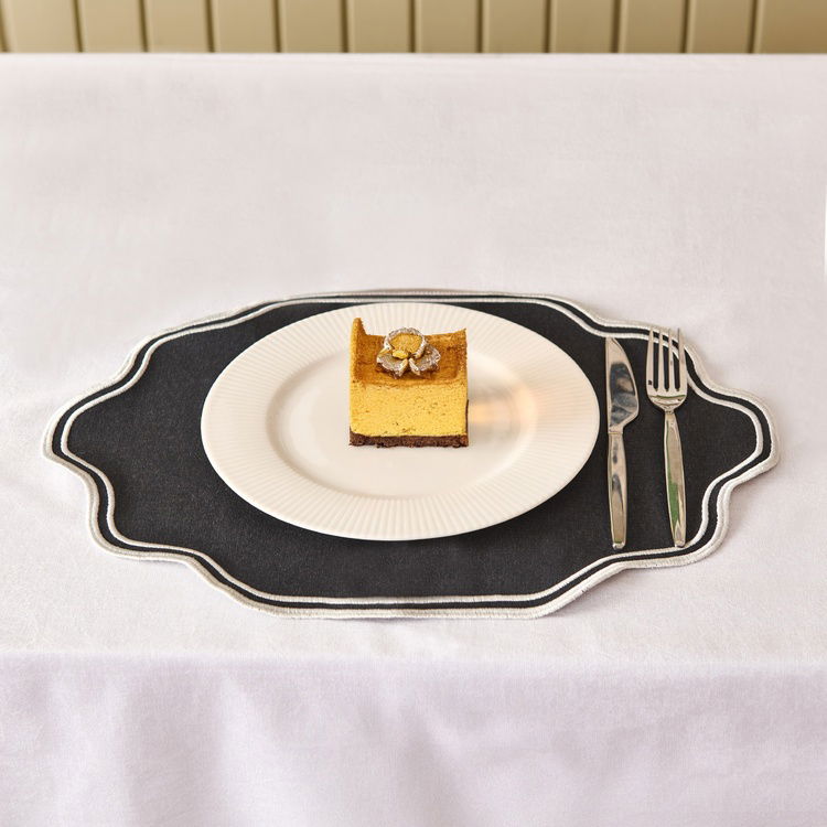  Evidea Soft Elegant Amerikan Servis - Siyah - 30x50 cm