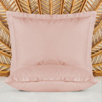 Evidea Soft Basic Oxford 2'li Yastık Kılıfı - Gülkurusu - 50x70 cm