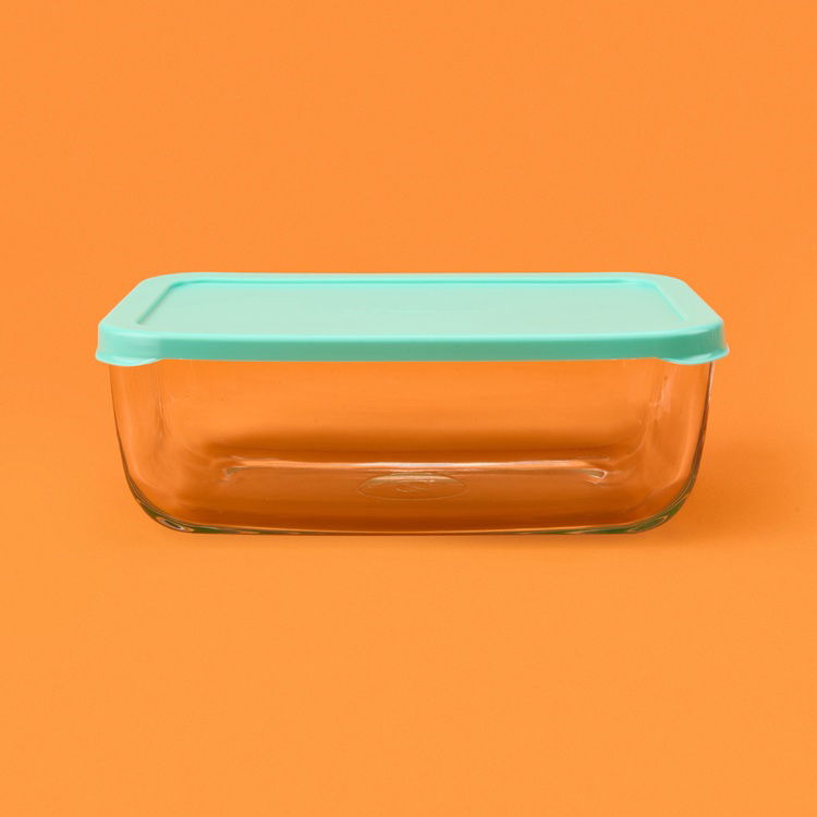  Paşabahçe Snow Box Saklama Kabı - Şeffaf / Yeşil - 1,2 lt