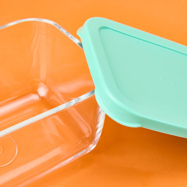  Paşabahçe Snow Box Saklama Kabı - Şeffaf / Yeşil - 790 ml