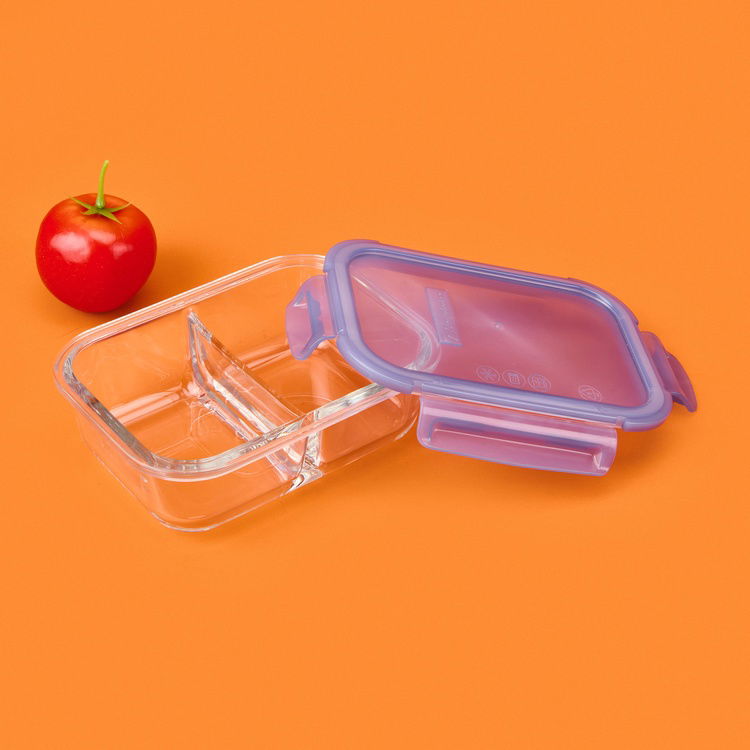  Paşabahçe Lockie&Lock Saklama Kabı - Şeffaf / Mavi - 600 ml