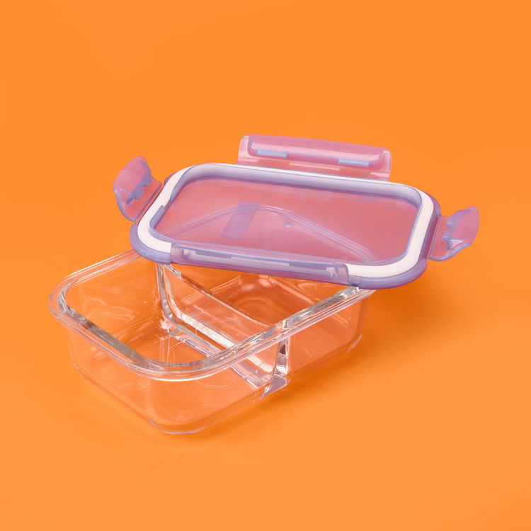  Paşabahçe Lockie&Lock Saklama Kabı - Şeffaf / Mavi - 600 ml