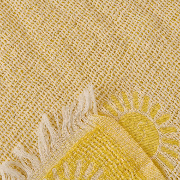 Evidea Soft Sun Çocuk Pikesi - Sarı - 160x220 cm