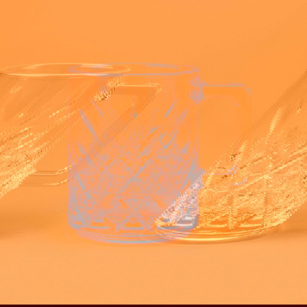  Paşabahçe Timeless 2'li Cam Kupa - Şeffaf - 250 ml