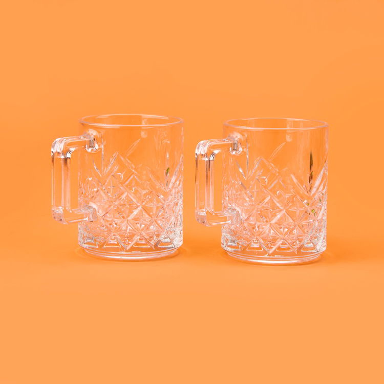  Paşabahçe Timeless 2'li Cam Kupa - Şeffaf - 250 ml